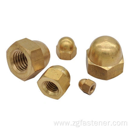 Гайки шестигранные латунные GB923 Acorn