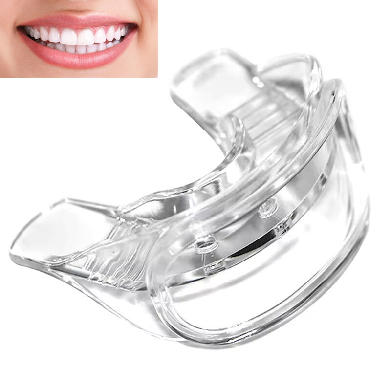 Teeth Whitening Dental Home Use Mouth Tray Food Grade Silicone Tray, Works with Tooth Whitening Light and Whitening Gel, Comfort for All Mouth, BPA Free Mouth Night Guard for Grinding Teeth