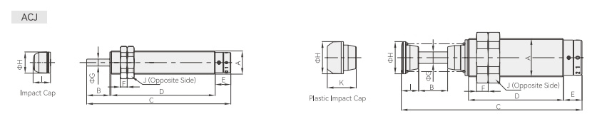 ACAACJ Serie Hydraulischer Puffer4