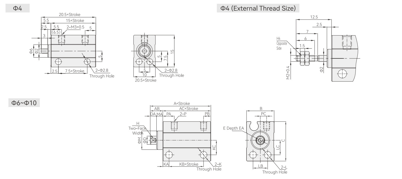 External Specifications