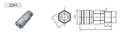 C型快速連接接頭（自鎖式）1