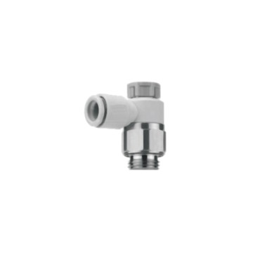 FAS Series-Speed Control Valve With Quick-Change Joint-Elbow Type (Sealed With Gasket)