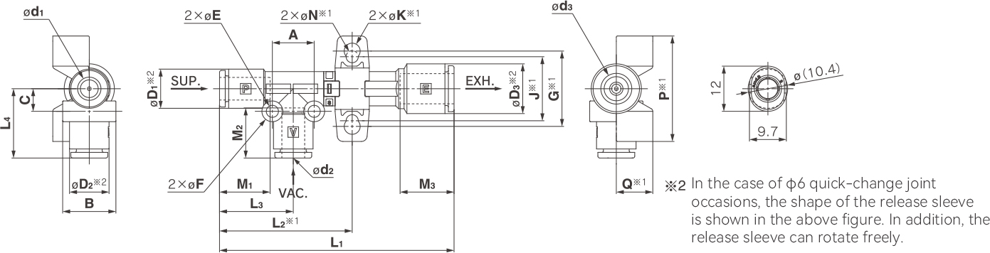 FZH Series Direct Piping Type-Quick-Change Joint Connection