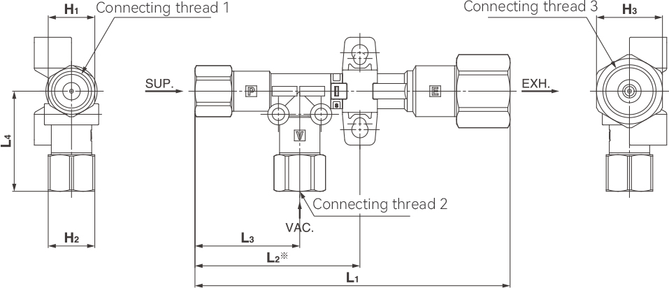 FZH Series Direct Piping Type-Threaded Connection