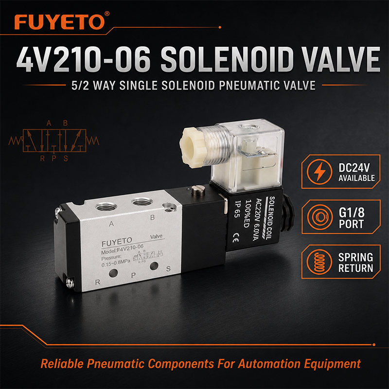 Why 90% of Automation Equipment Adopts the 4V210-06 Solenoid Valve?