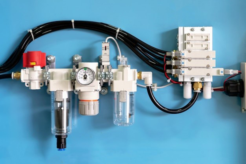 Different kinds of pneumatic valves