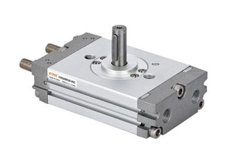 How does a pneumatic rotary actuator work?