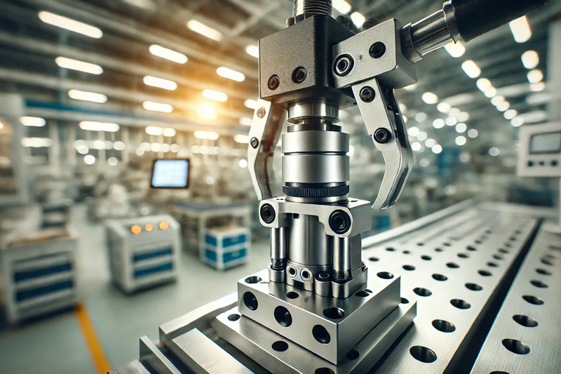 What are pneumatic grippers