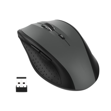 2.4G Wireless Mouse 6 Buttons USB Receiver 5-Level 4800 DPI Portable Optical Computer Mouse