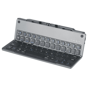 60-Keys Foldable Scissor-foot Structure  Flat Pocket Wireless Mini Bluetooth  Keyboard