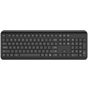 Full Size 2.4G Ergonomic Wireless Office Computer Keyboard for Laptop