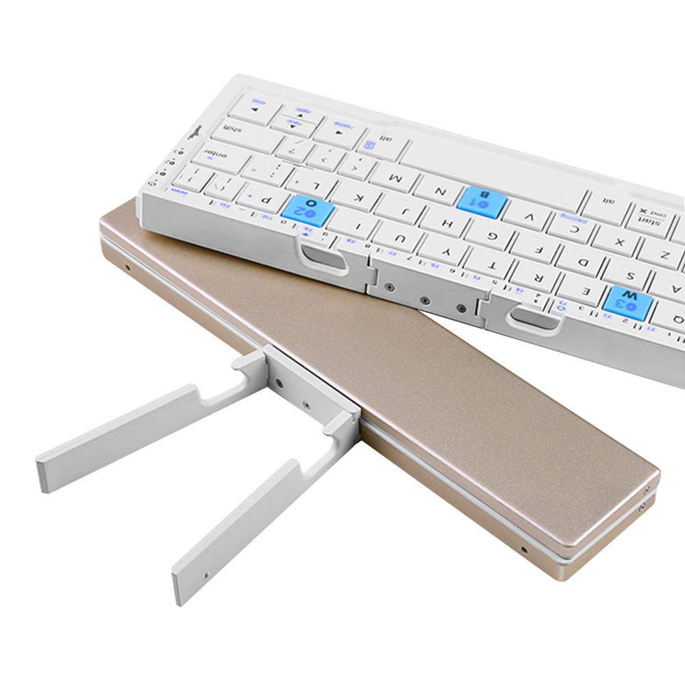 61 keys Mini Rechargeable Scissor Wireless Bluetooth Folding Foldable Keyboard-product