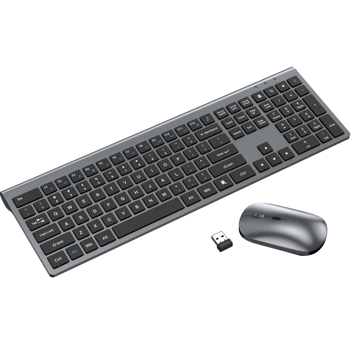 Wireless Ultra Slim110-Key Scissor Switch Keyboard and DPI1600 Mouse Combo-product