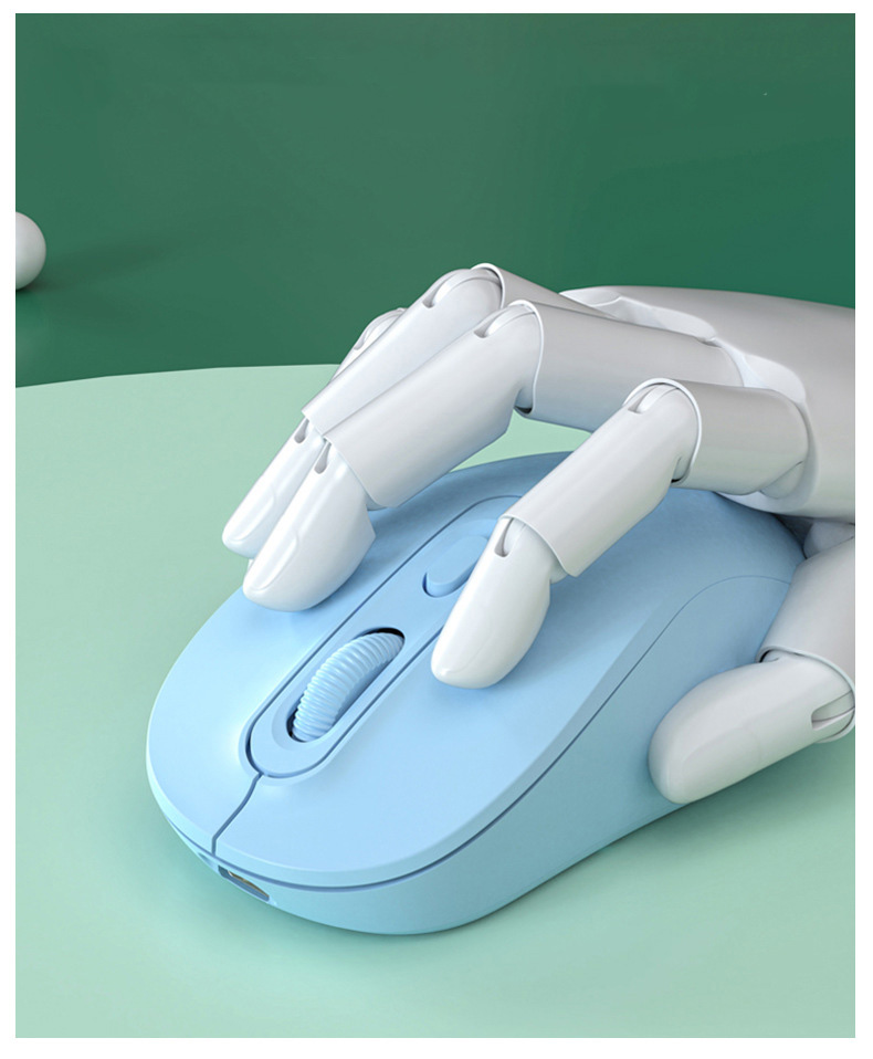 Wireless Bluetooth Mouse, Battery-Powered/Rechargeable/Rechargeable + Dual-Mode Silent Office Laptop Mouse-product