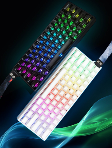 61-key magnetic switch programmable mechanical high-grade aluminum alloy casing wired RGB backlighting high-precision Hall sensor gaming keyboard