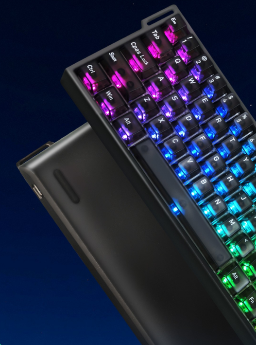61-key magnetic switch programmable mechanical high-grade aluminum alloy casing wired RGB backlighting high-precision Hall sensor gaming keyboard-product