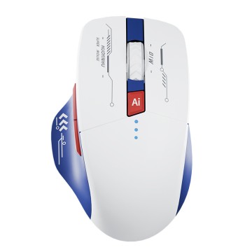 AI Smart Gaming Mouse High DPI Ergonomic Tri Mode 2.4G Wired Mouse Voice Control RGB Optical Sensor OEM ODM Buyers B2B