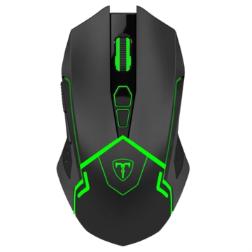 Souris gaming sans fil 2,4 GHz — Consommation ultra-faible, 5 niveaux de DPI, 6 boutons, rétroéclairage LED, ergonomique, alimentée par piles | OEM/ODM