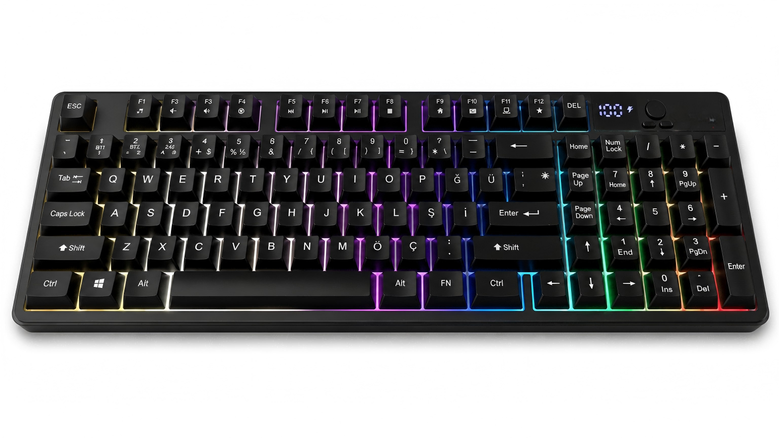 86-Key Tri-Mode Wireless Keyb...