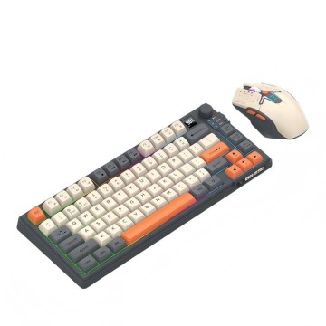 Wireless RGB Gaming Keyboard & Mouse Combo — Dual-Mode, Rechargeable, 3200 DPI, Multifunction Display | OEM/ODM