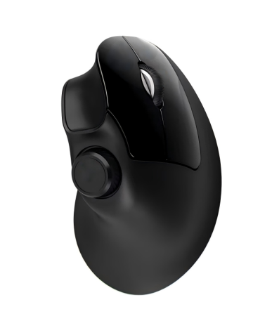 Souris ergonomique verticale RGB — 60 % de fatigue du poignet en moins, triple mode 2,4 GHz + Bluetooth, charge rapide USB-C, silencieuse, pour droitier | OEM/ODM