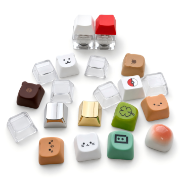 Custom MX Switch Keyboard Keycaps Diy Fidget Button Keychain MOA OEM Cherry Printed Logo Keycaps Mechanical Keyboard Caps