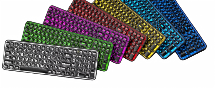 Multi-Mode Mechanical Keyboard — Wired, 2.4G & Bluetooth Triple Connection, Hot-Swap, RGB Backlit, Gasket Structure-product