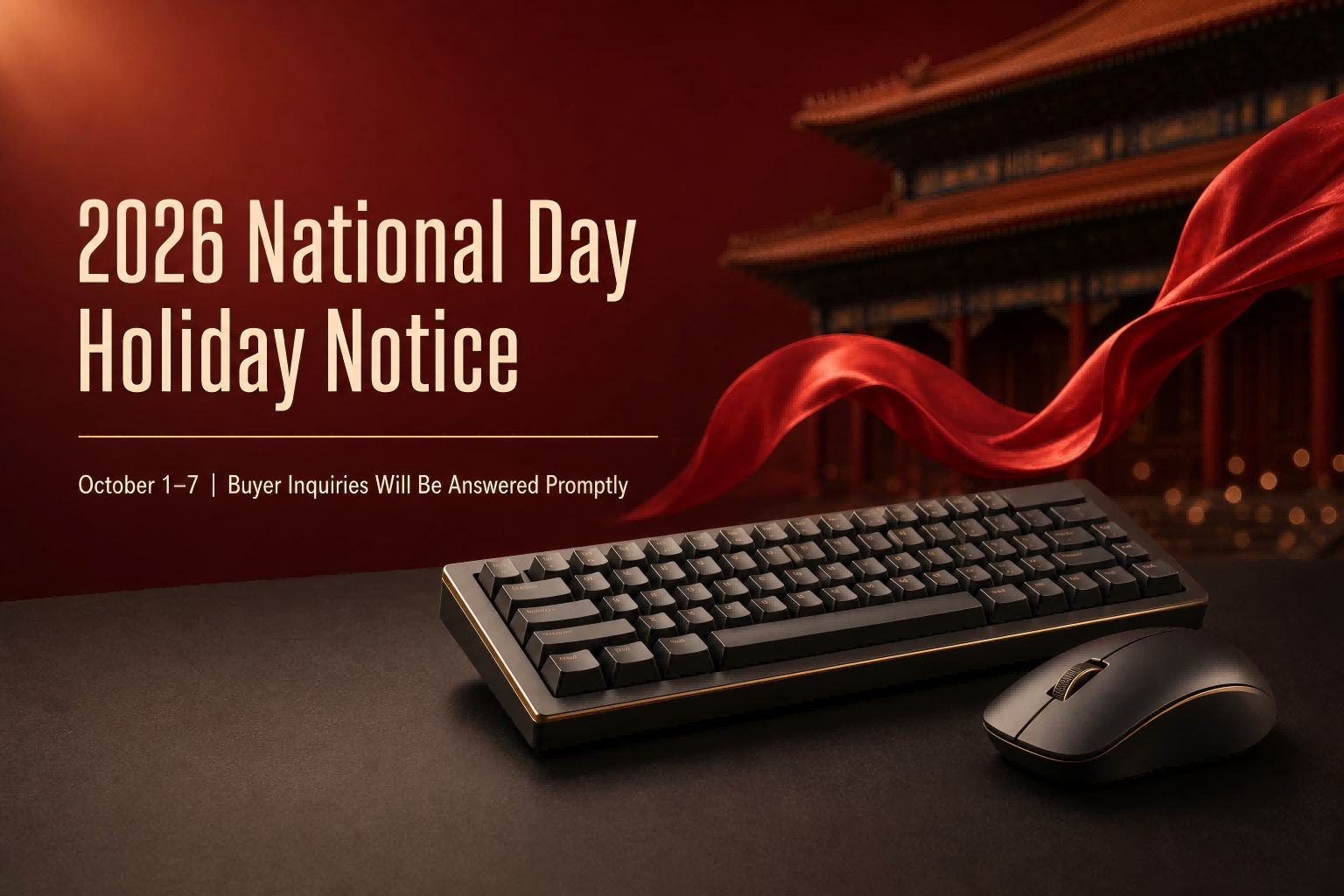 Celebrating China’s National Day: Holiday Notice and Service Update from Deying