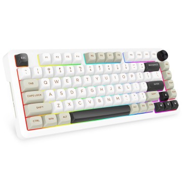 81 Keys Gasket RGB Gaming Keyboard With Volume Knob