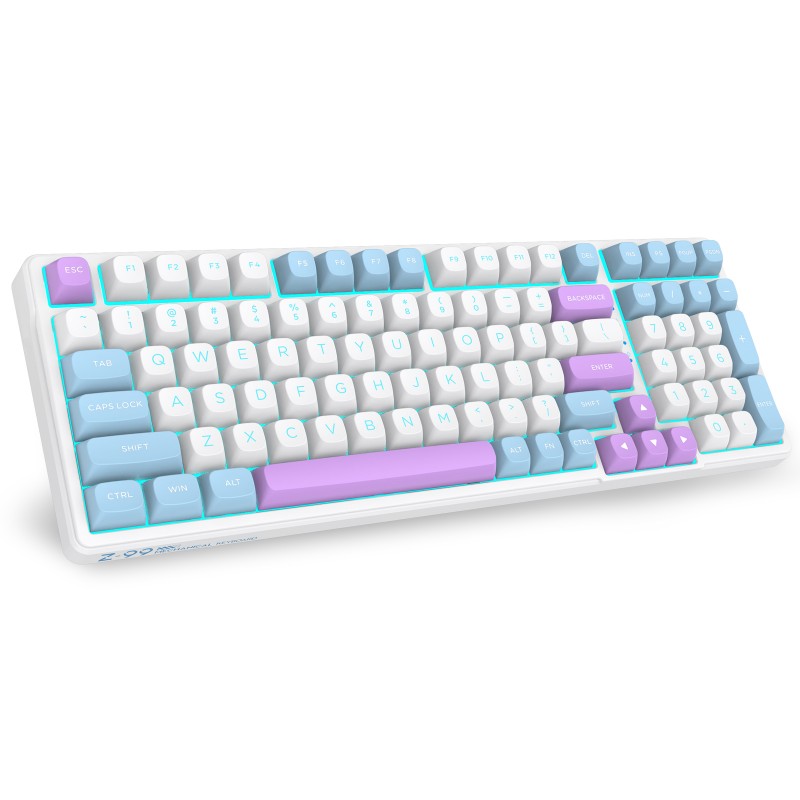 Wired/2.4G Wireless /BT5.0 Tri-Mode Gasket Structure Mechanical Keyboard
