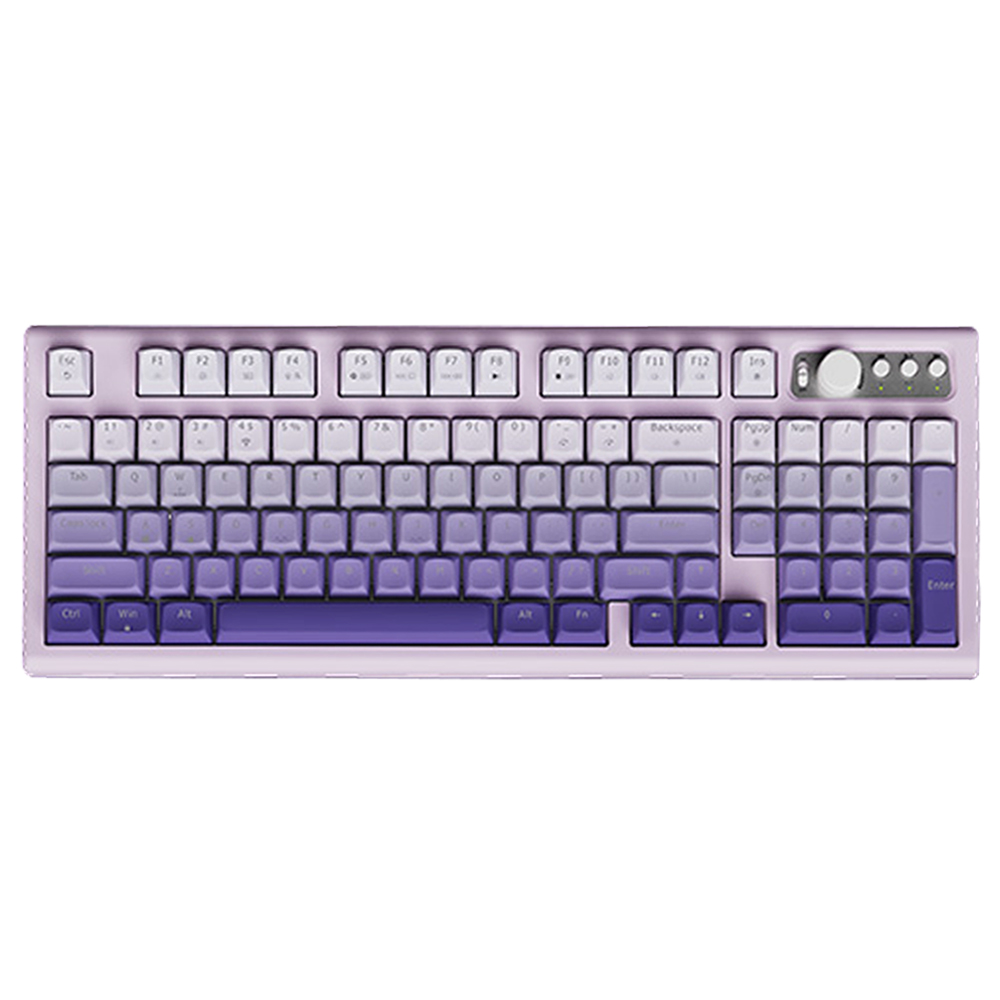 97 Key PBT Key caps Wireless Bluetooth Dual-mode RGB Mechanical Gaming Keyboard