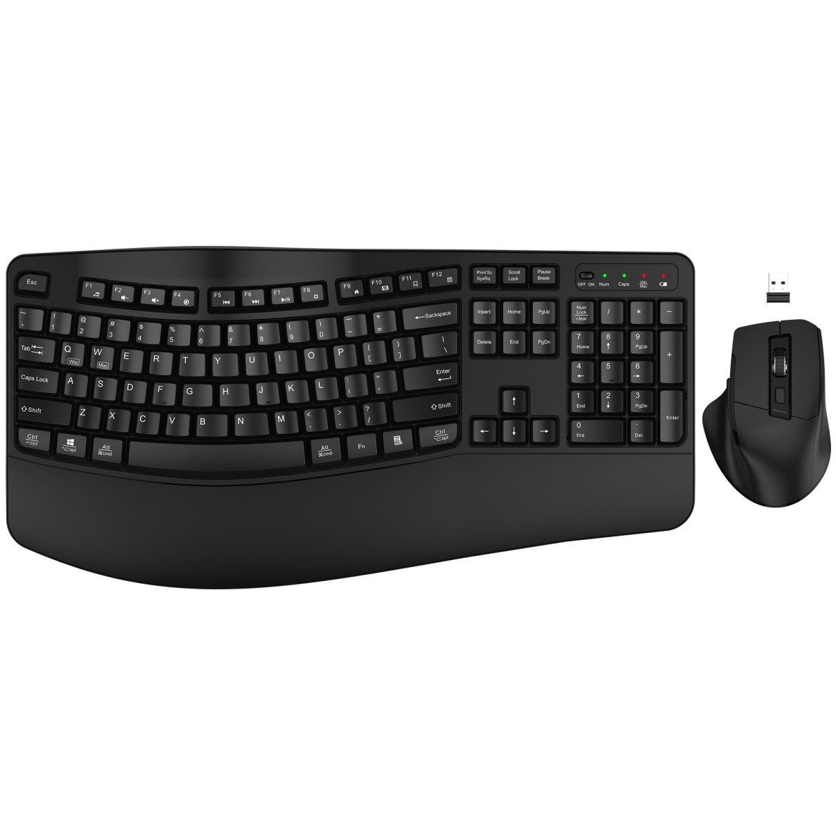 2.4G Wireless 104 Keys Wave K...