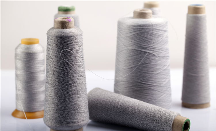 Cotton or Ployester with Stainless Steel Fiber Spun Yarn for Anti Static, EMI Shielding, Conductive