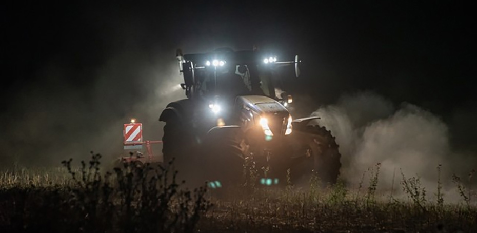 The lights enable it to perform its tasks even at night