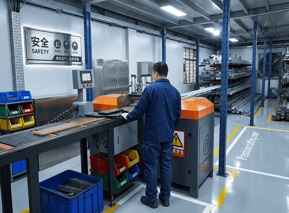 pocket-filter-frame-precision-cutting-workshop