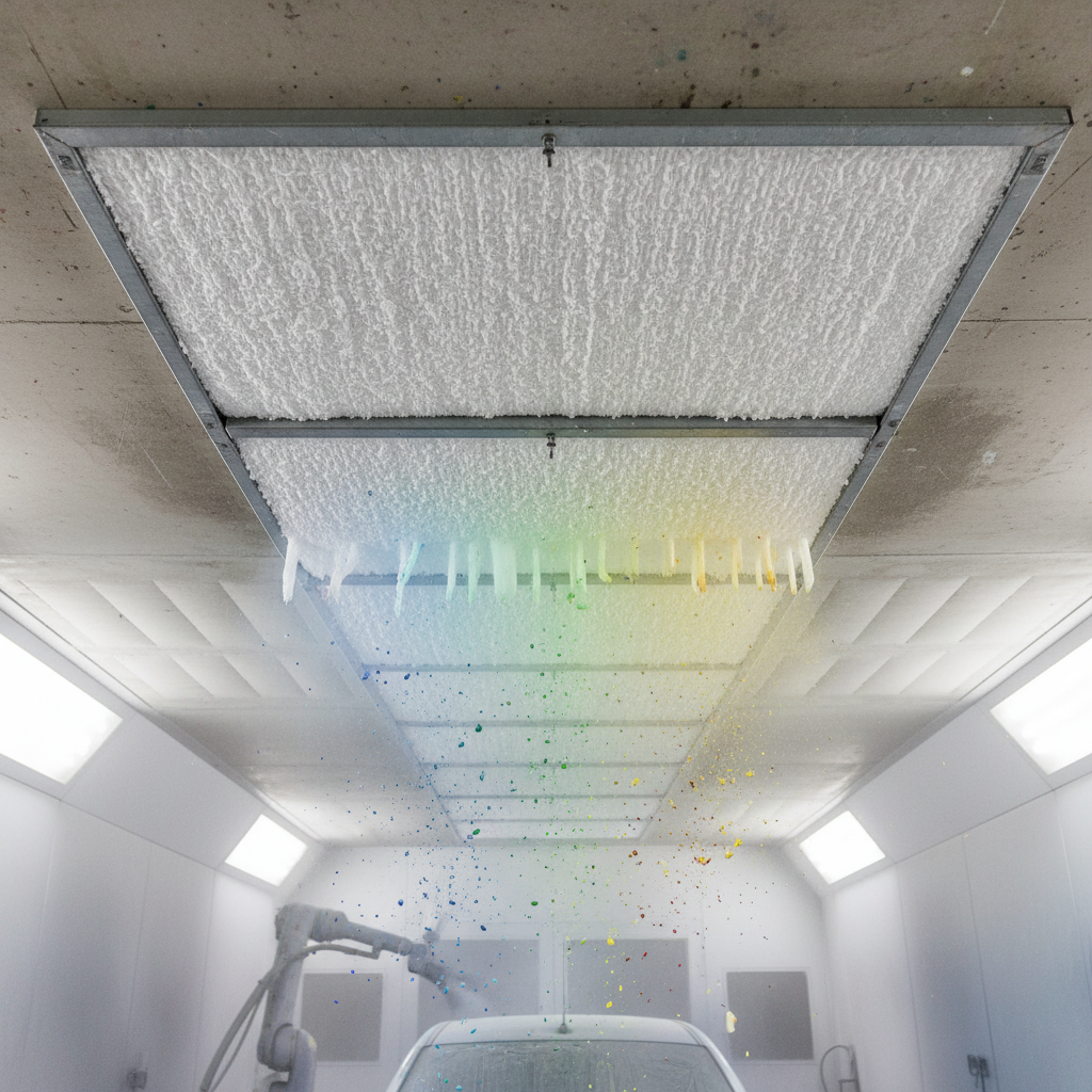 Ceiling Filter For Paint Mist And Overspray Collection