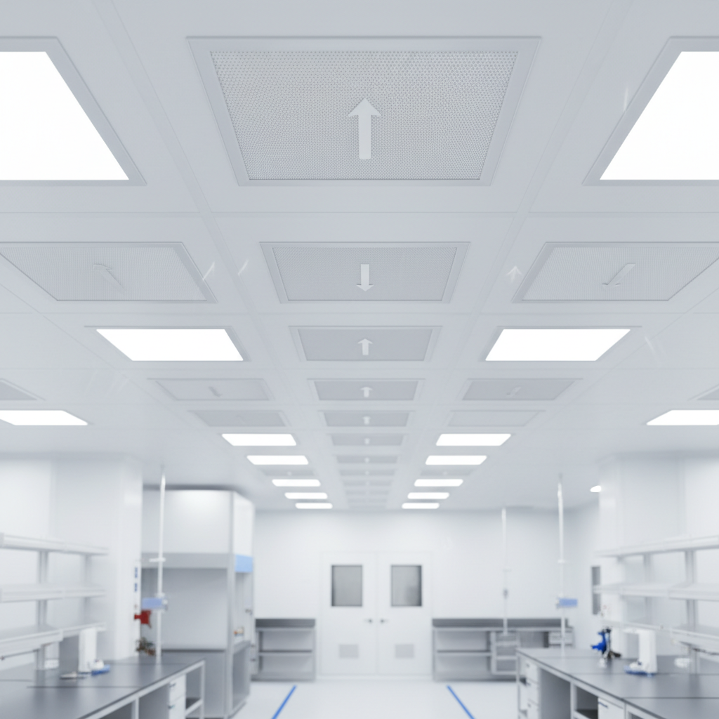 Spray Booth Ceiling Filter For Pharmaceutical And Laboratory Clean Air Systems