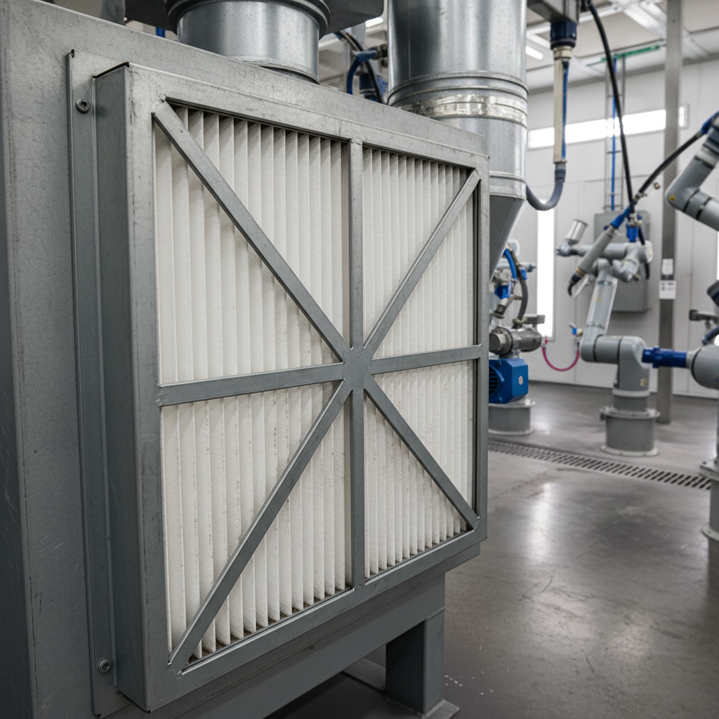 H13 Hepa Filter For Industrial Coating And Finishing Lines