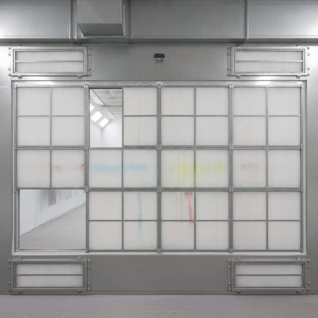 Paint Booth Intake Filters For Commercial And Industrial Building Air Filtration