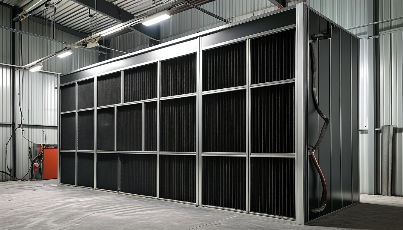 Paint Booth Intake Filters For Dust Collection And Industrial Ventilation Systems