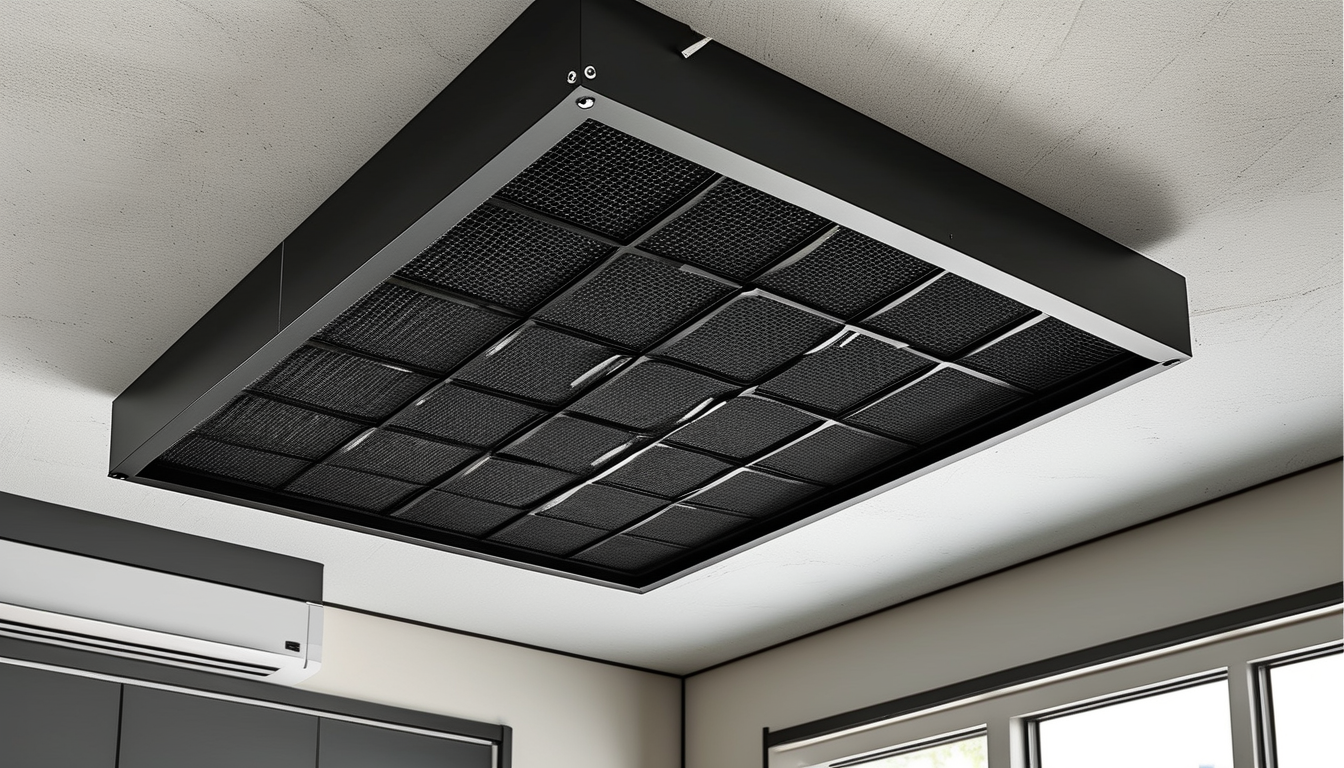 Ceiling Air Filter For Spray Booth Filtration