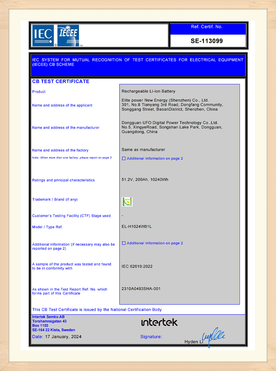 Certification (4)