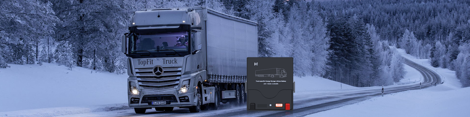 Truck Parking AC battery