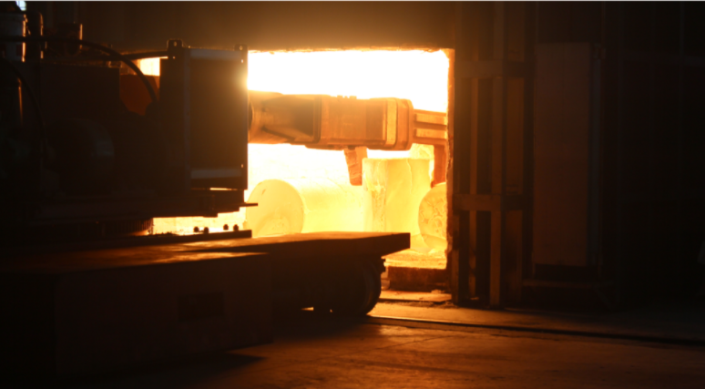 Process flow of hot die forging