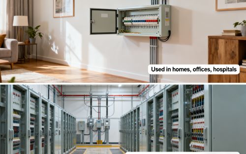 What is the difference between a distribution cabinet and a distribution box?