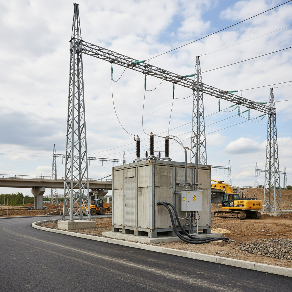 Box Type Substation For Public Infrastructure And Civil Engineering