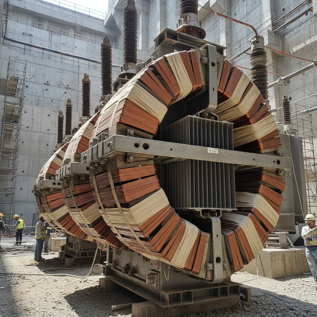 3 Phase Transformer Winding For Public Infrastructure And Civil Engineering