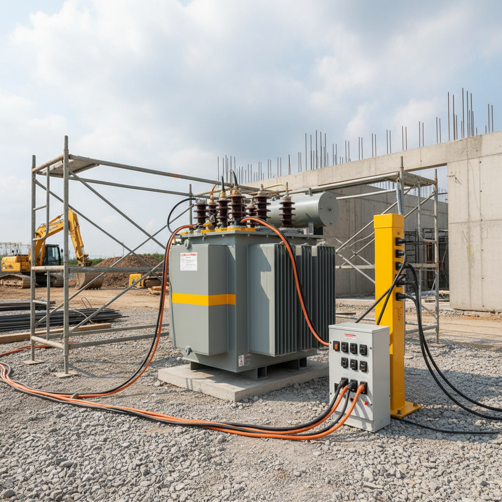 Dry Type Transformer For Construction And Temporary Power