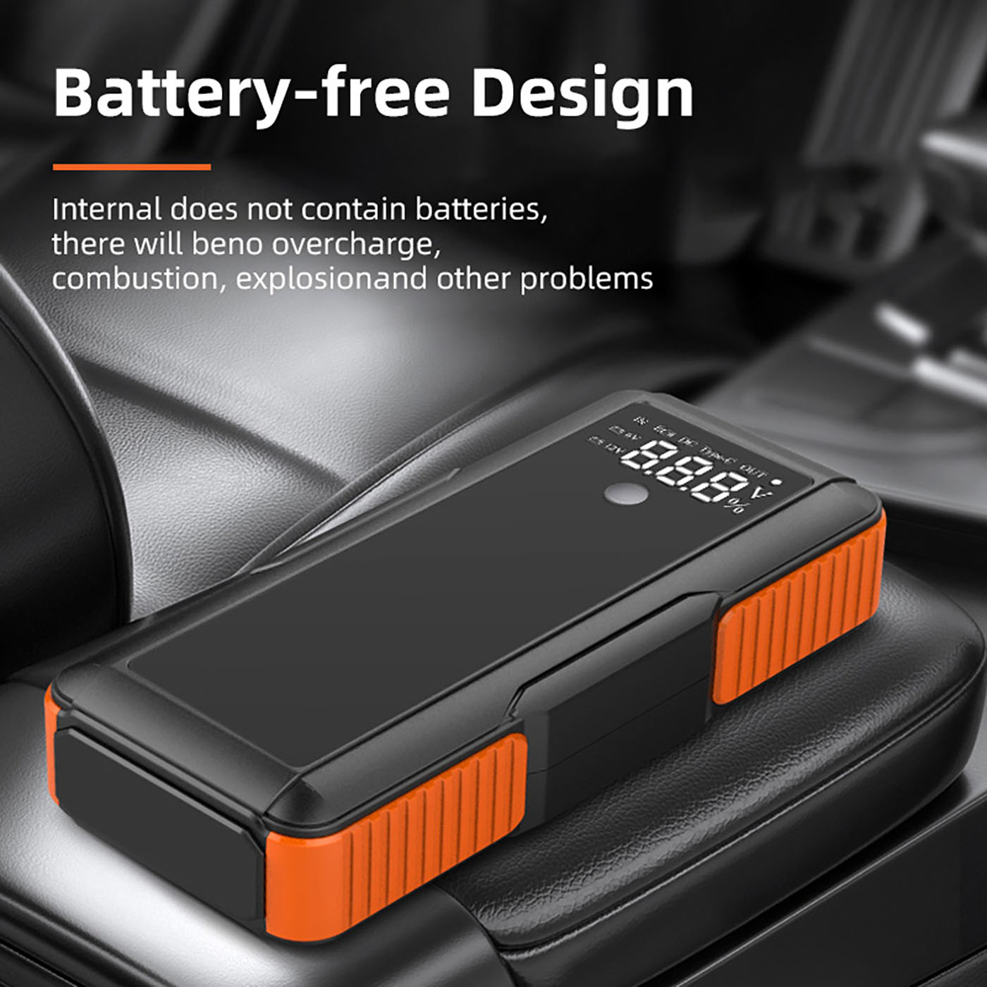 12V 500F Portable power supply boost for super capacitor on-board jump starter (1)