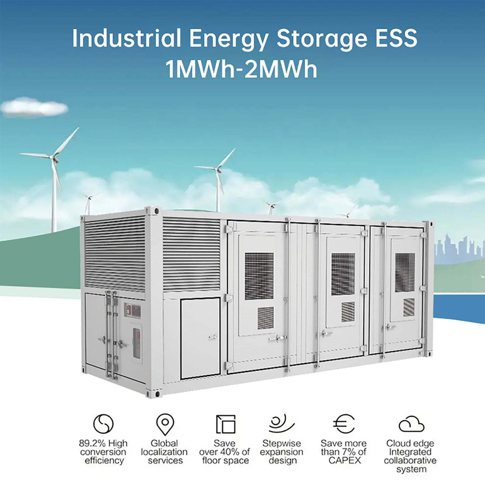 1MWh-2MWh Industrial Energy Storage-1